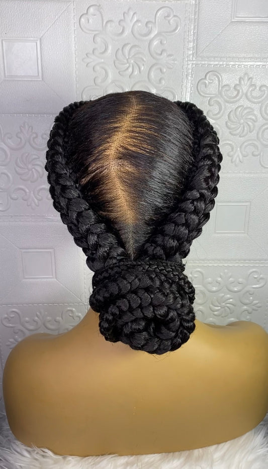 Goddess Feedin braids wig(full lace)