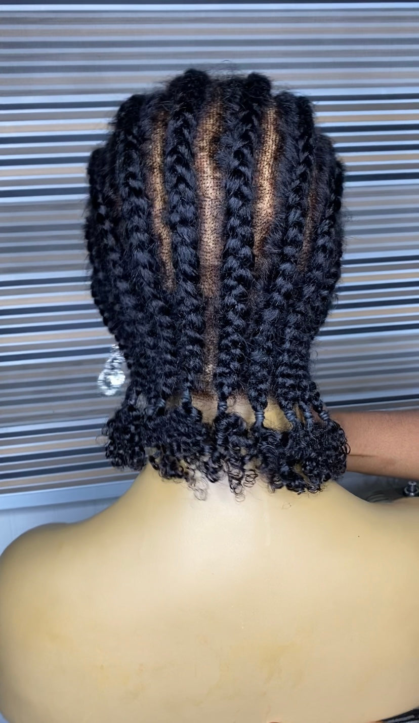 Baby afro curly(natural black)