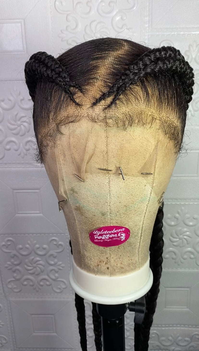 Goddess Feedin braids wig(full lace)