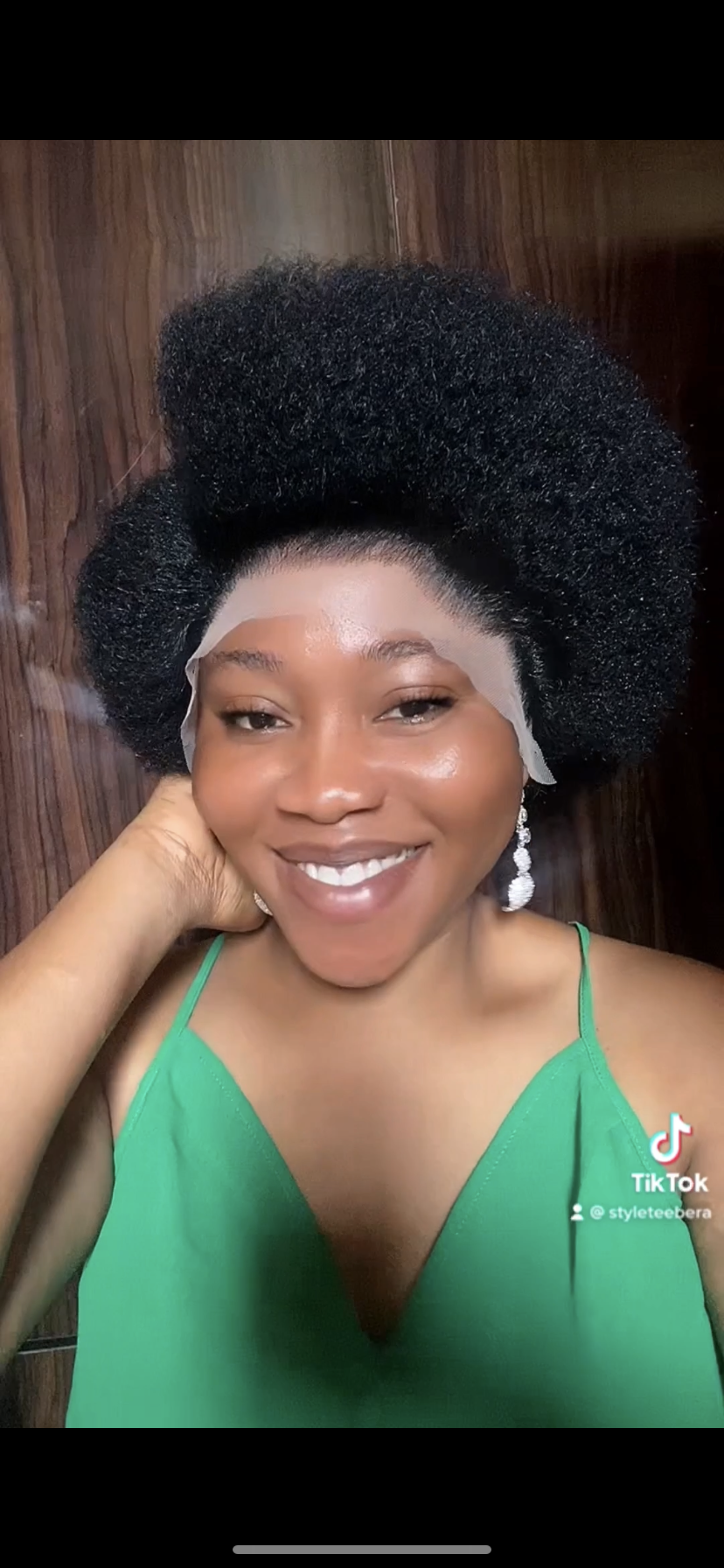 Afro cool wig