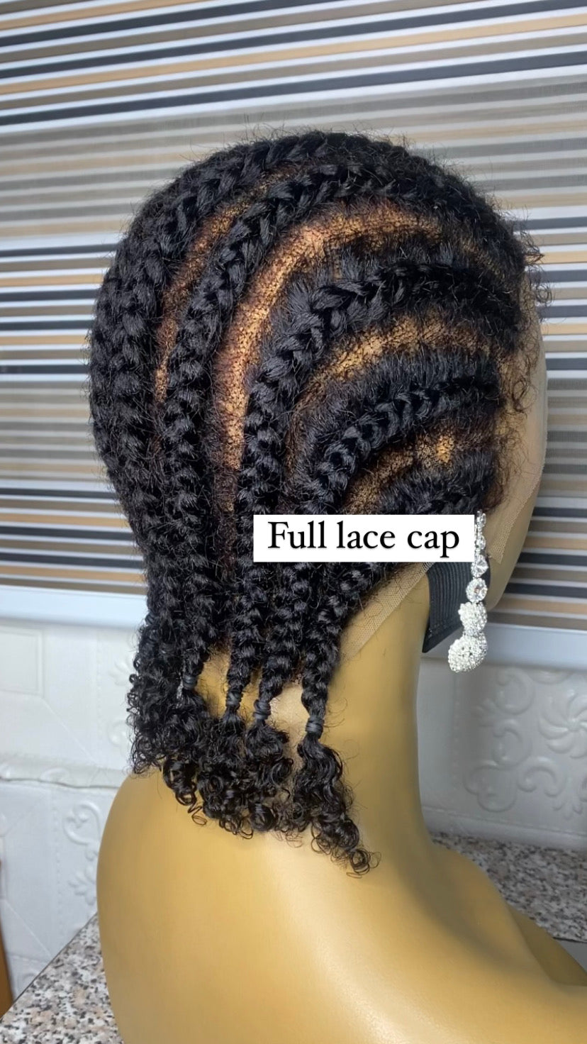 Baby afro curly(natural black)