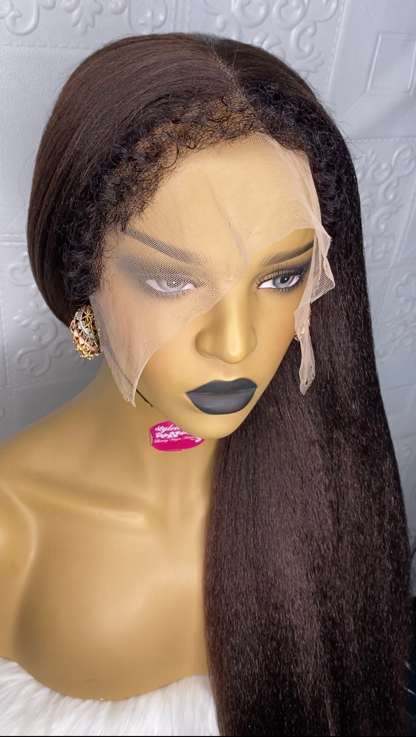 Havanah kinky straight wig(off black)