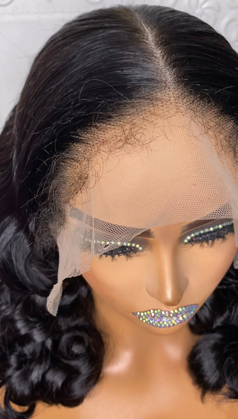 SDD Fumi curly boune jet black) wig
