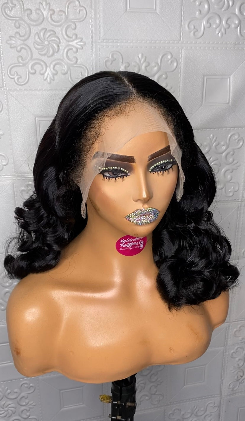 SDD Fumi curly boune jet black) wig