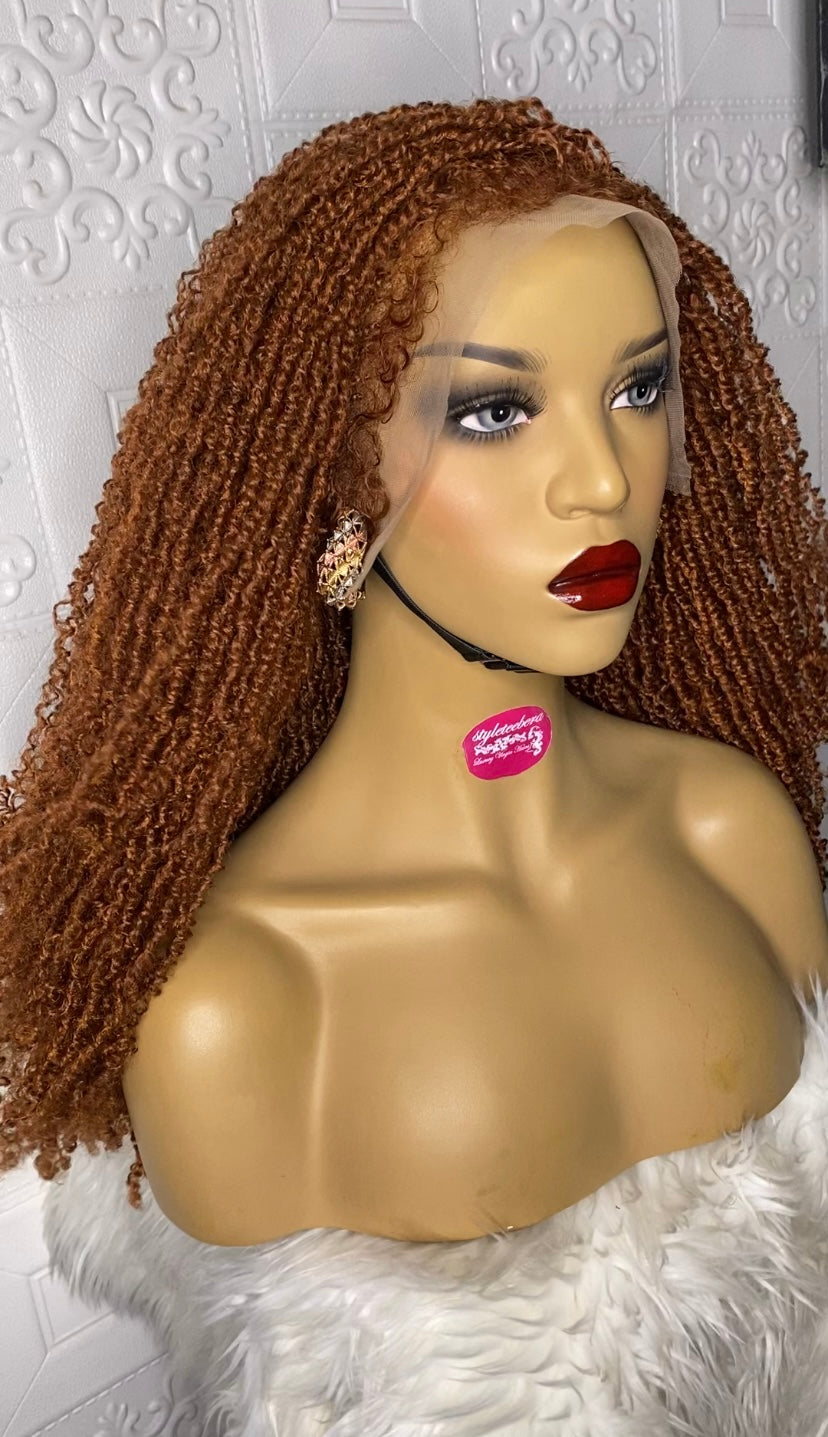 Nubian micro twist braid wig(#30 color)