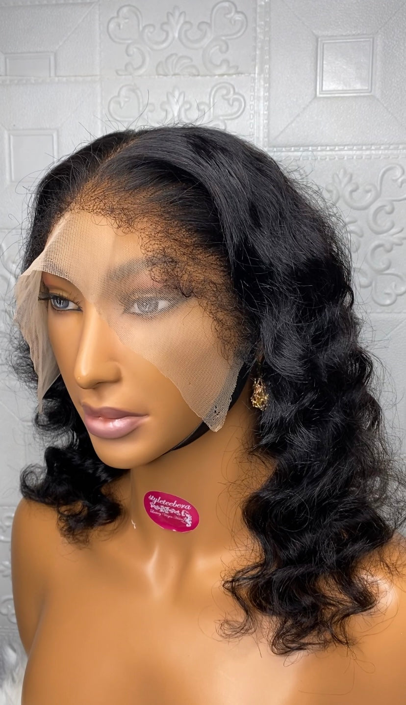 Body wave virgin hair(with hybrid hairline)