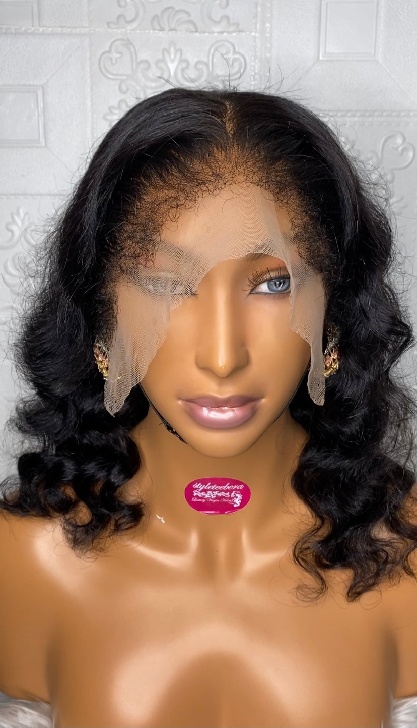 Body wave virgin hair(with hybrid hairline)