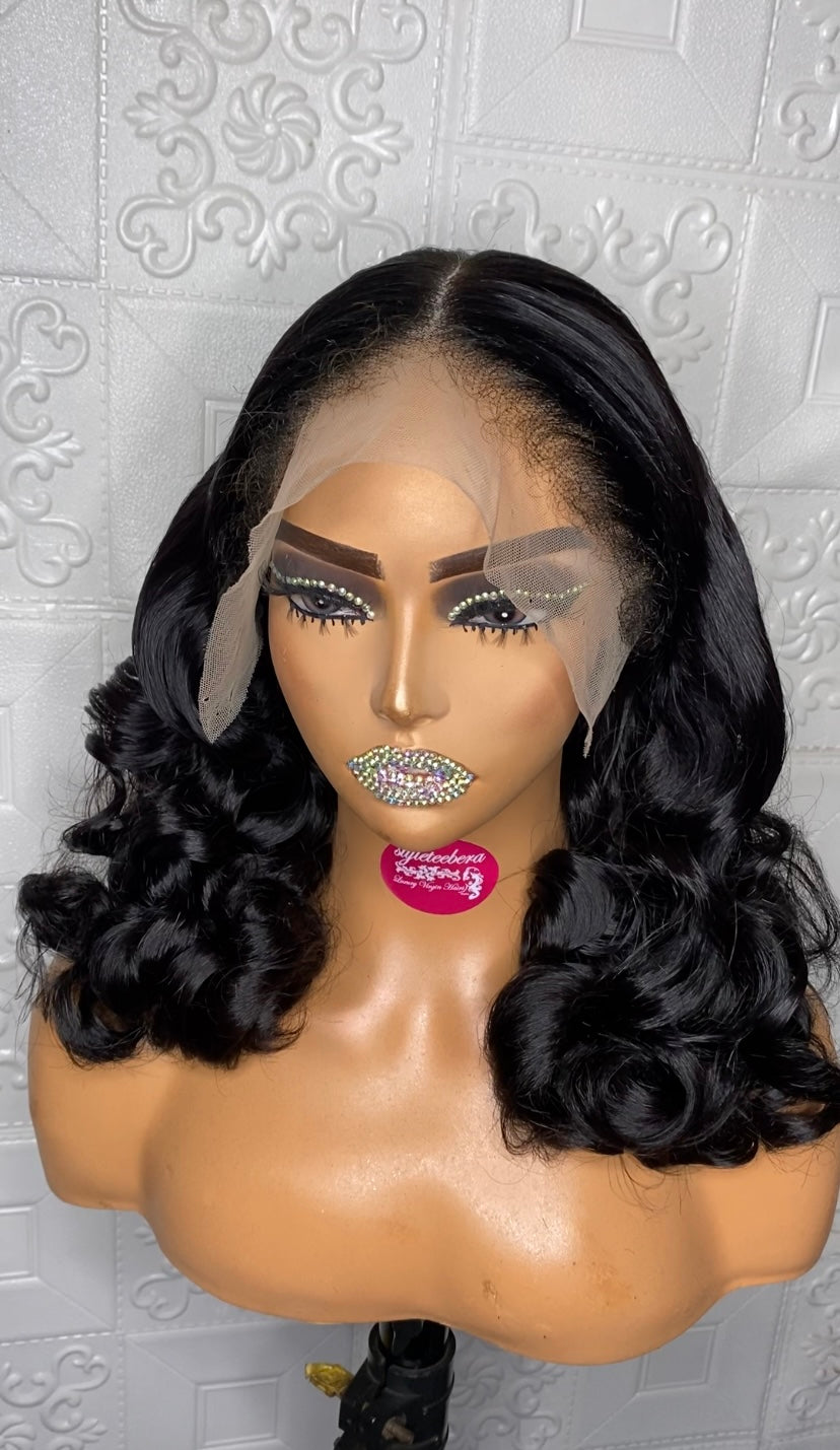SDD Fumi curly boune jet black) wig
