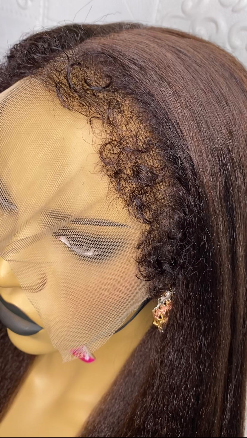 Havanah kinky straight wig(off black)