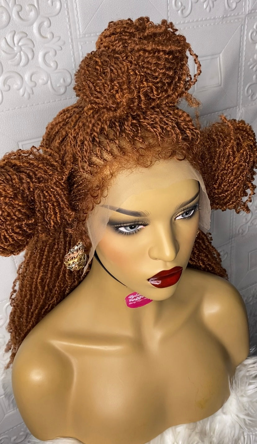 Nubian micro twist braid wig(#30 color)
