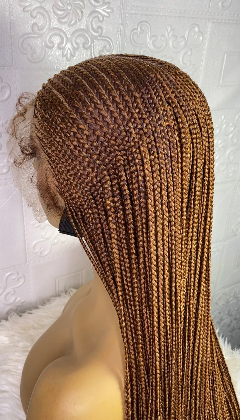 Defined center part cornrow(#30/27)