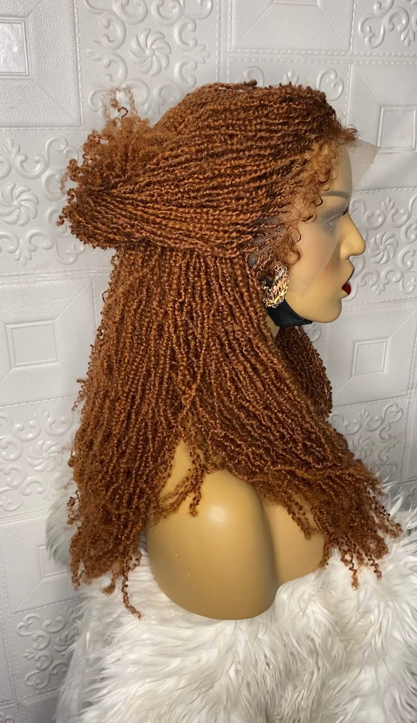 Nubian micro twist braid wig(#30 color)