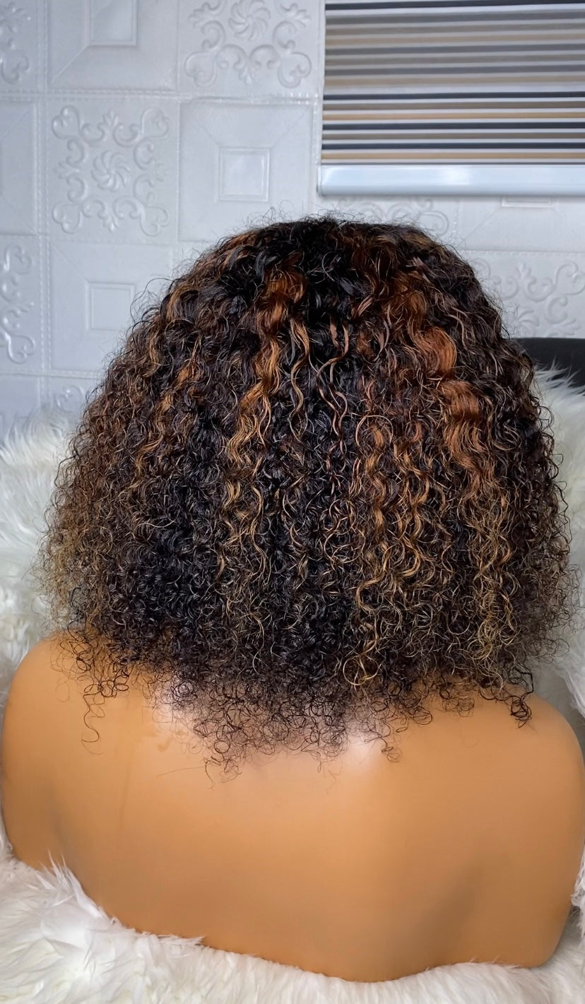 Posh curly with highlights(14 inches)