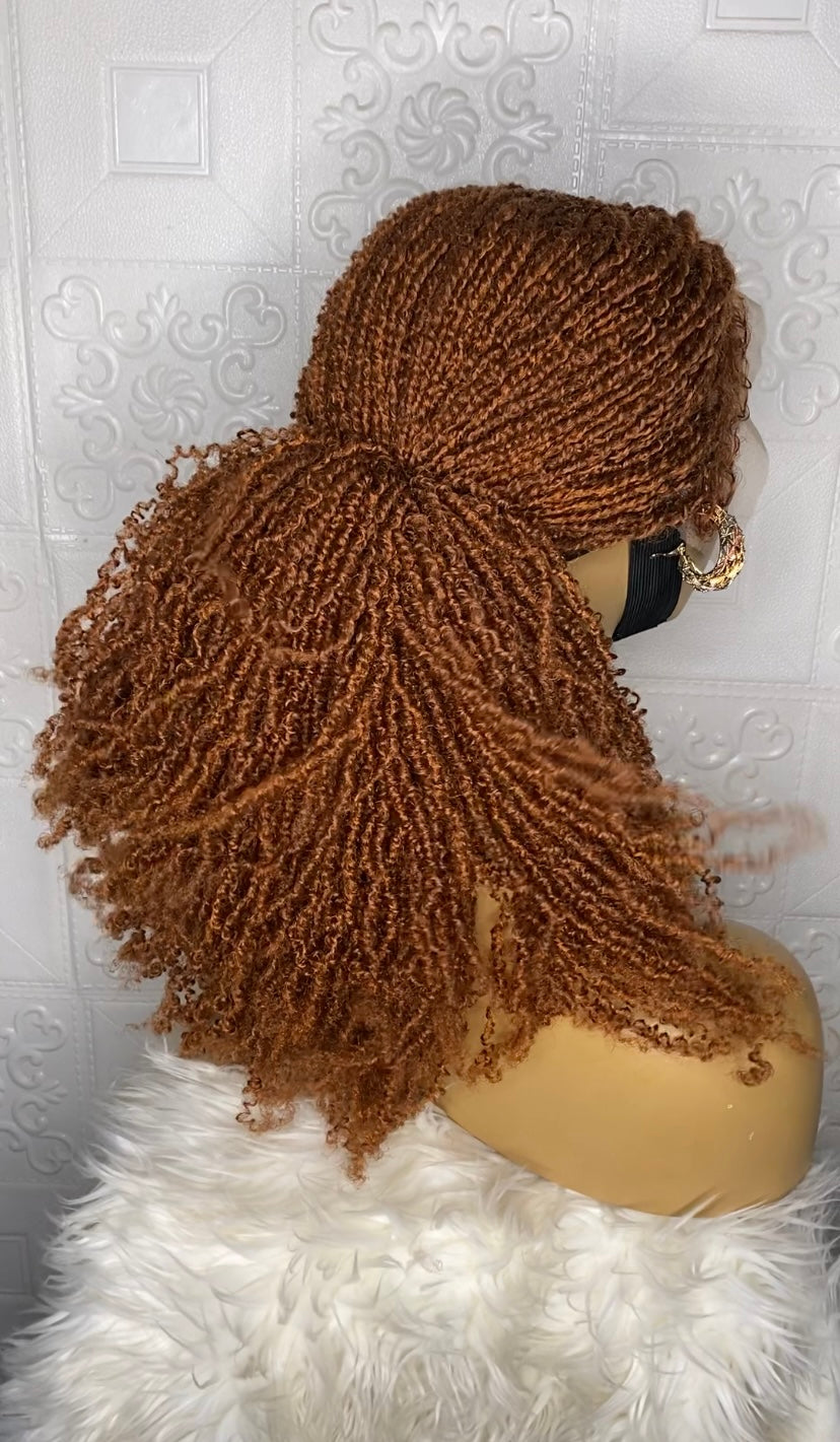 Nubian micro twist braid wig(#30 color)