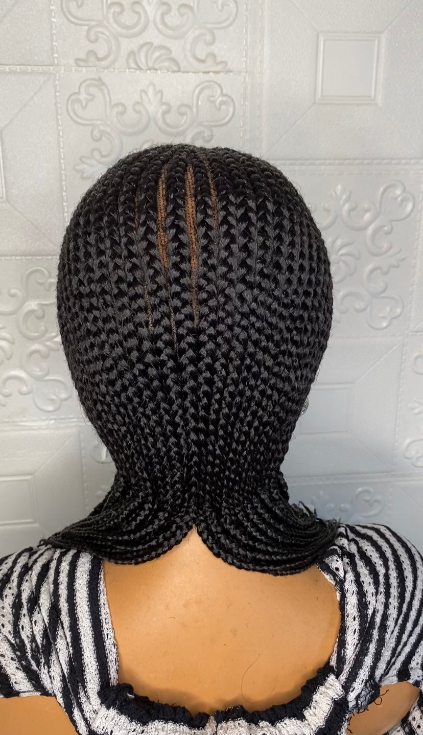 Center part(deep) all back full lace wig