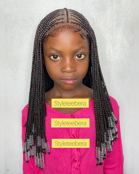 Kiddies cornrows wig