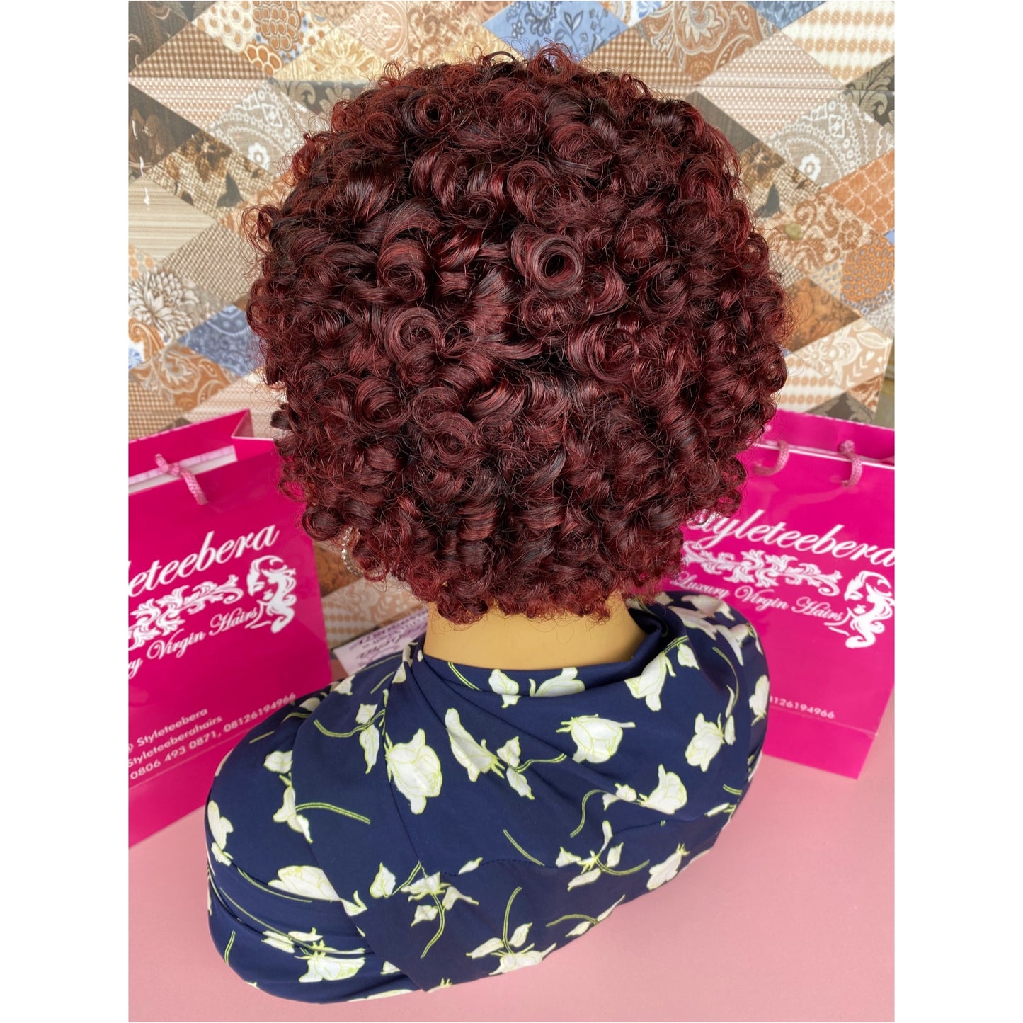 Wig Mira( burgundy)