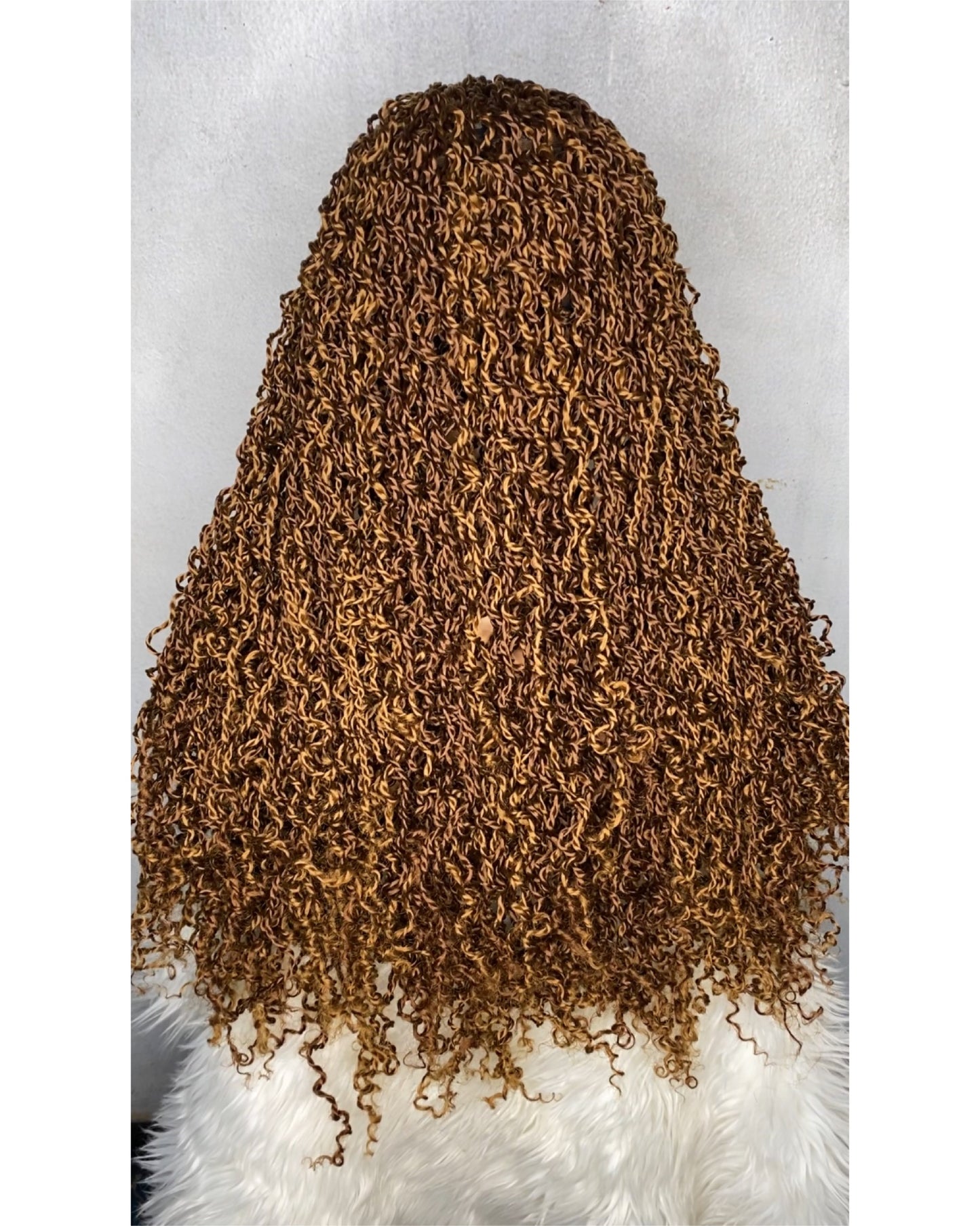 Crispy twist curly braid wig
