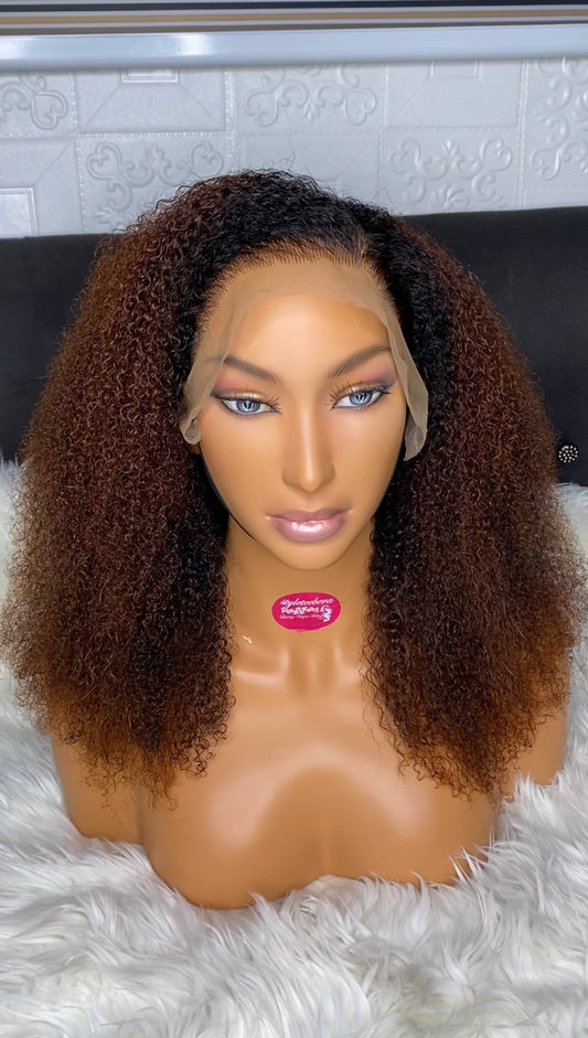 Baby afro curls(ombré brown)
