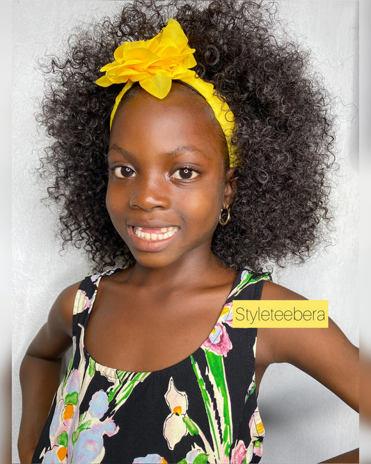 Kiddies Afro jerry curly wig