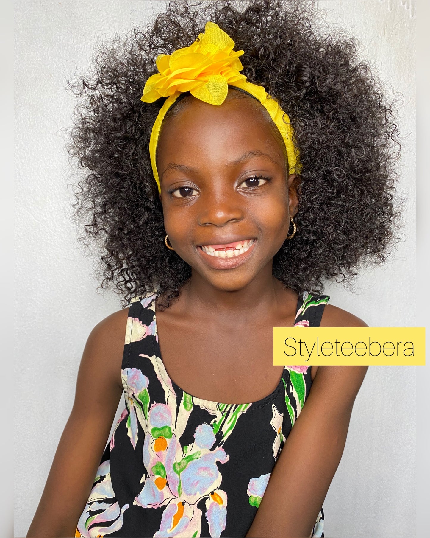 Kiddies Afro jerry curly wig