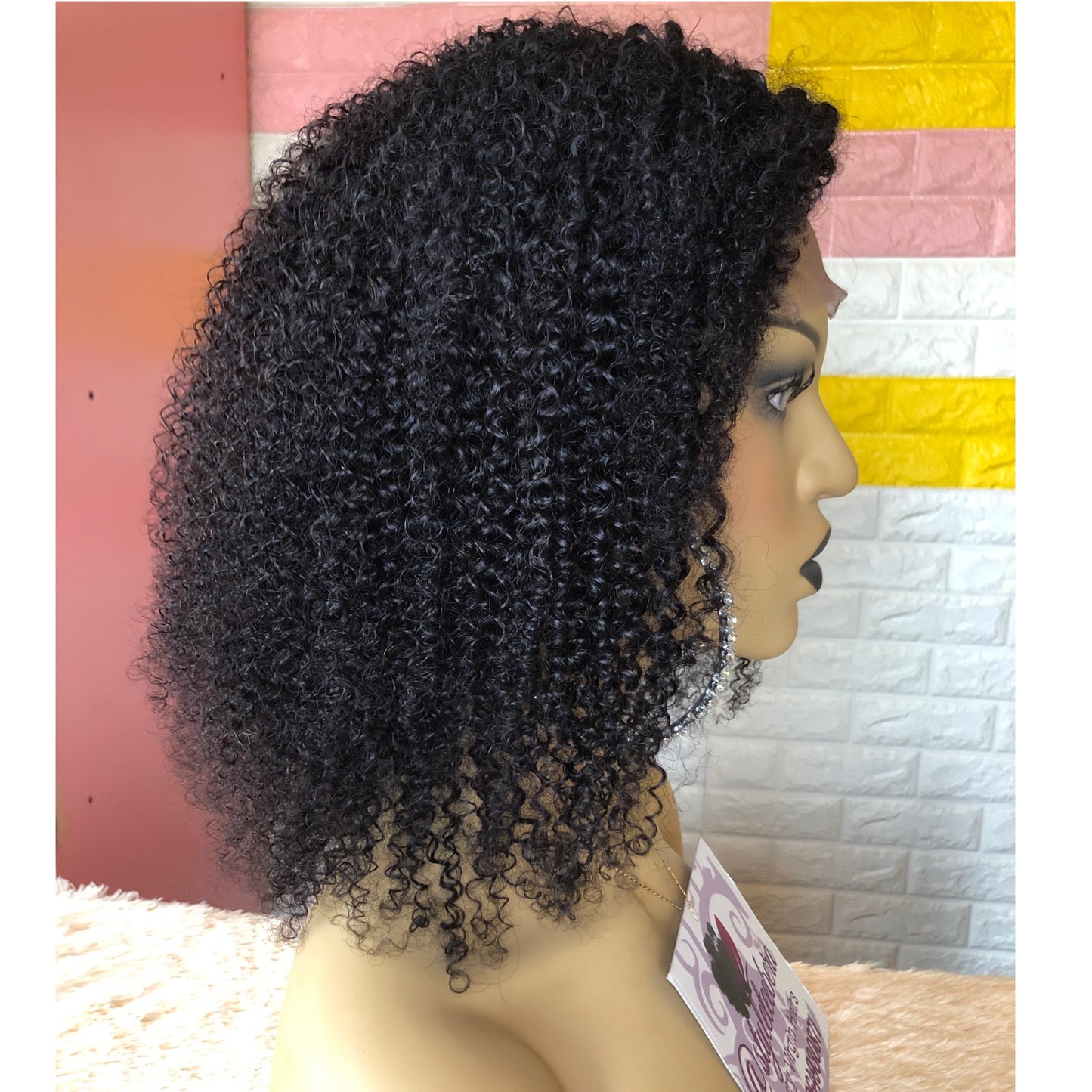 Kinky curly closure wig