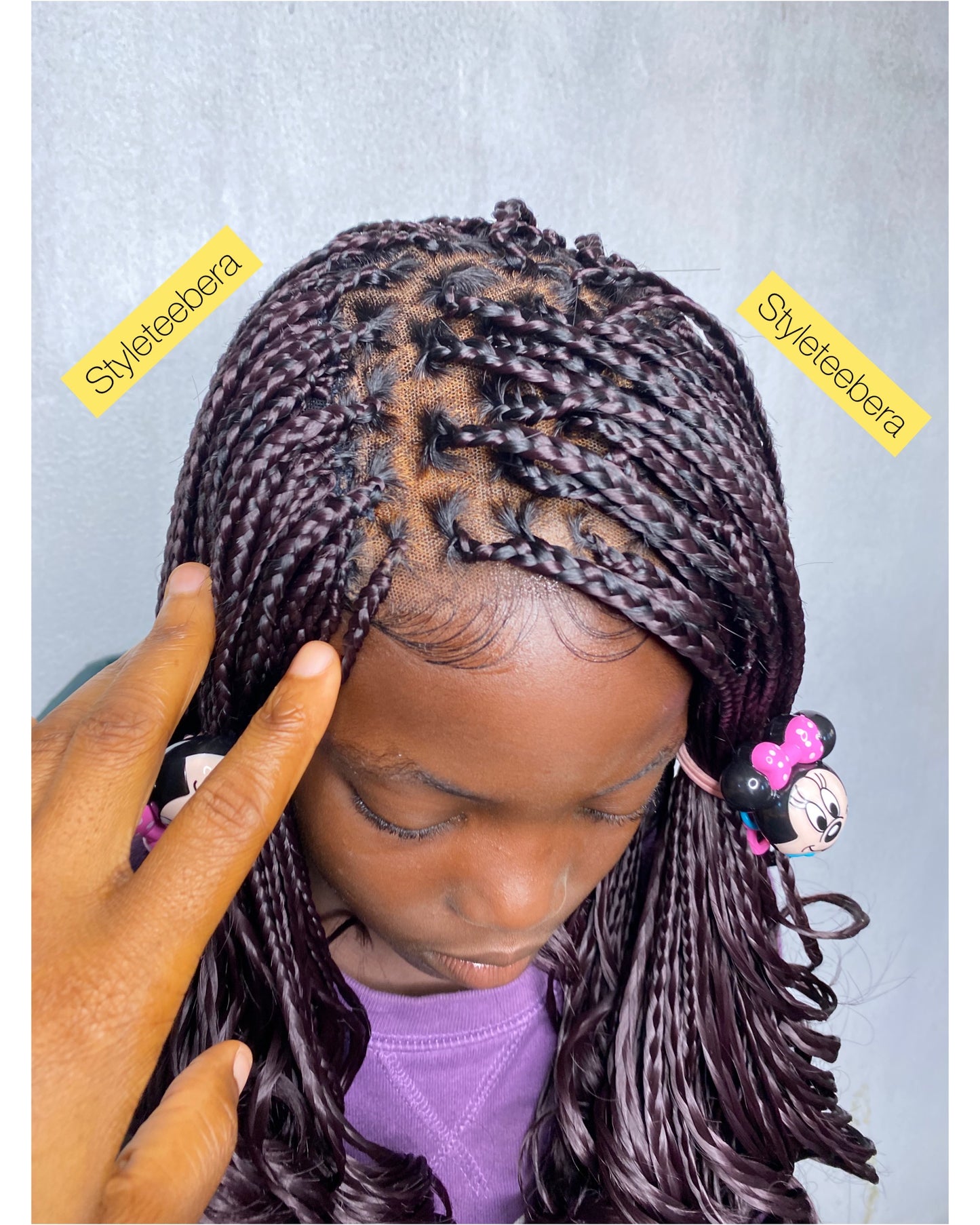Kiddies Lexia curly wig