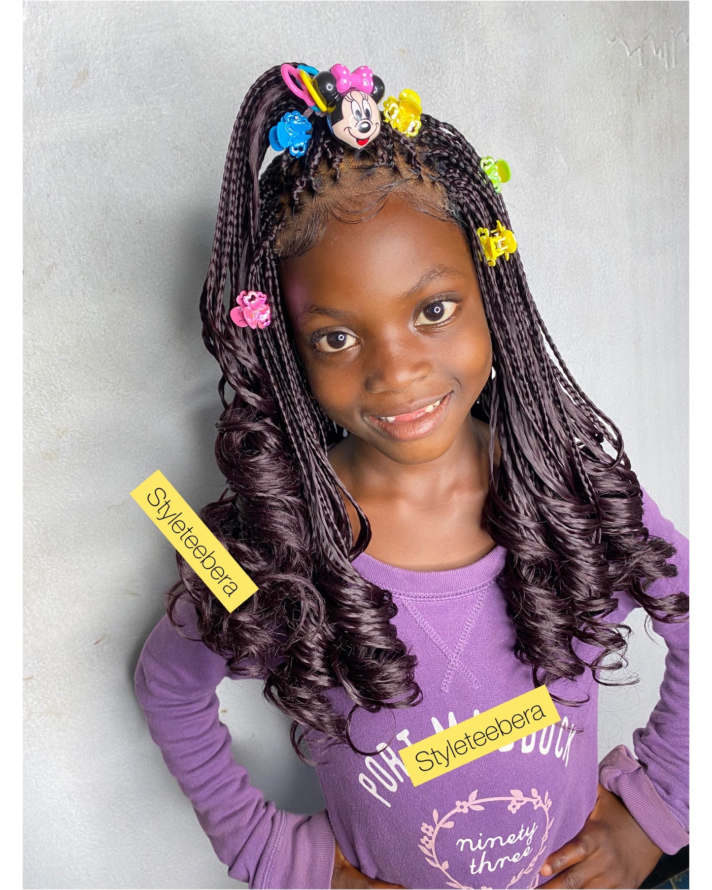 Kiddies Lexia curly wig