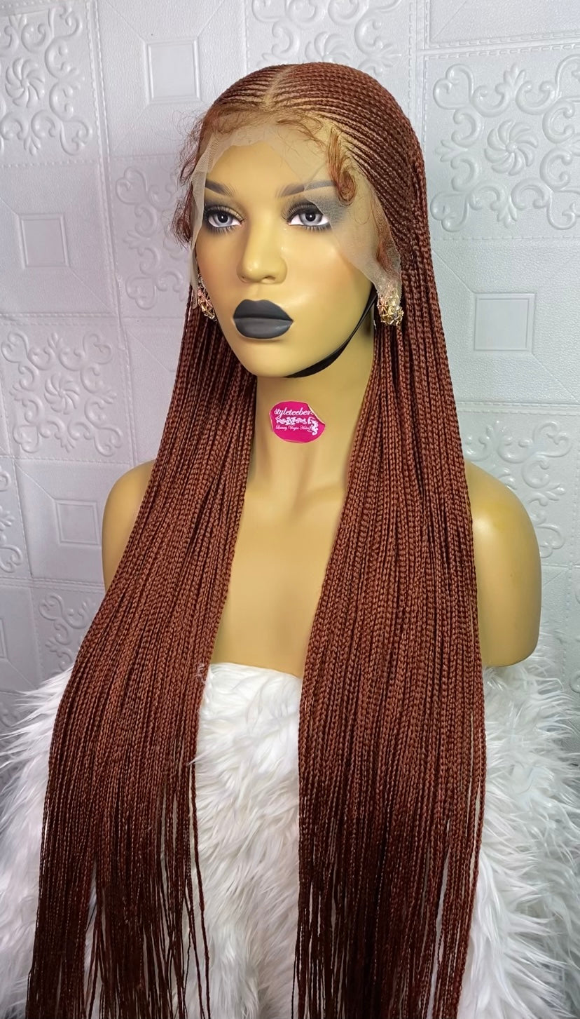 Defined center part cornrow(#350)