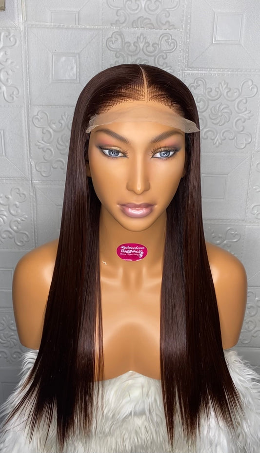 Signature bone straight 20 inches(sienna brown)
