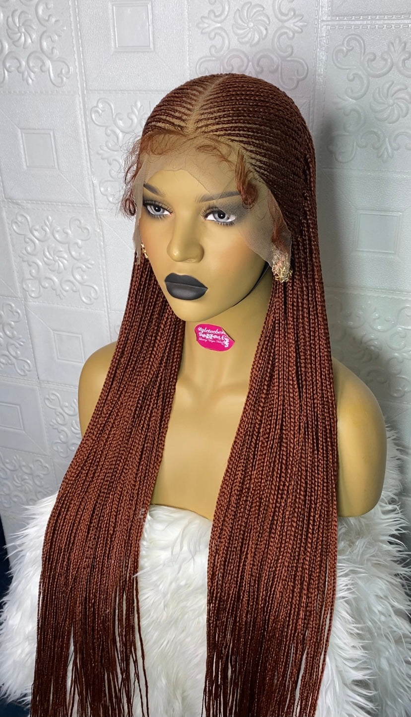 Defined center part cornrow(#350)