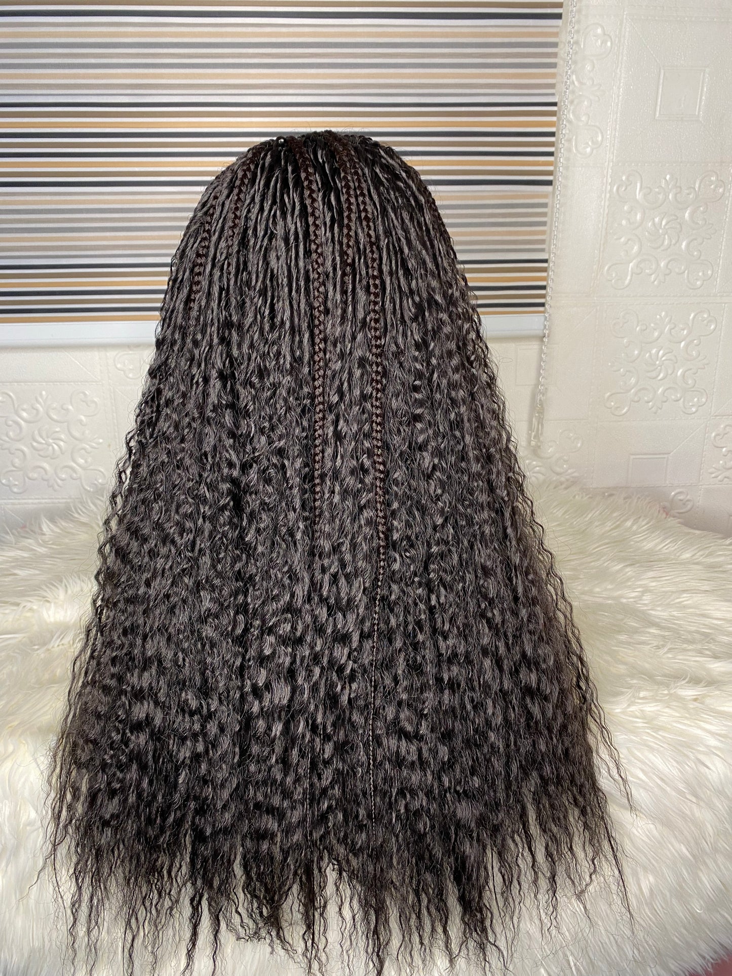 IND cornrow wig #1B