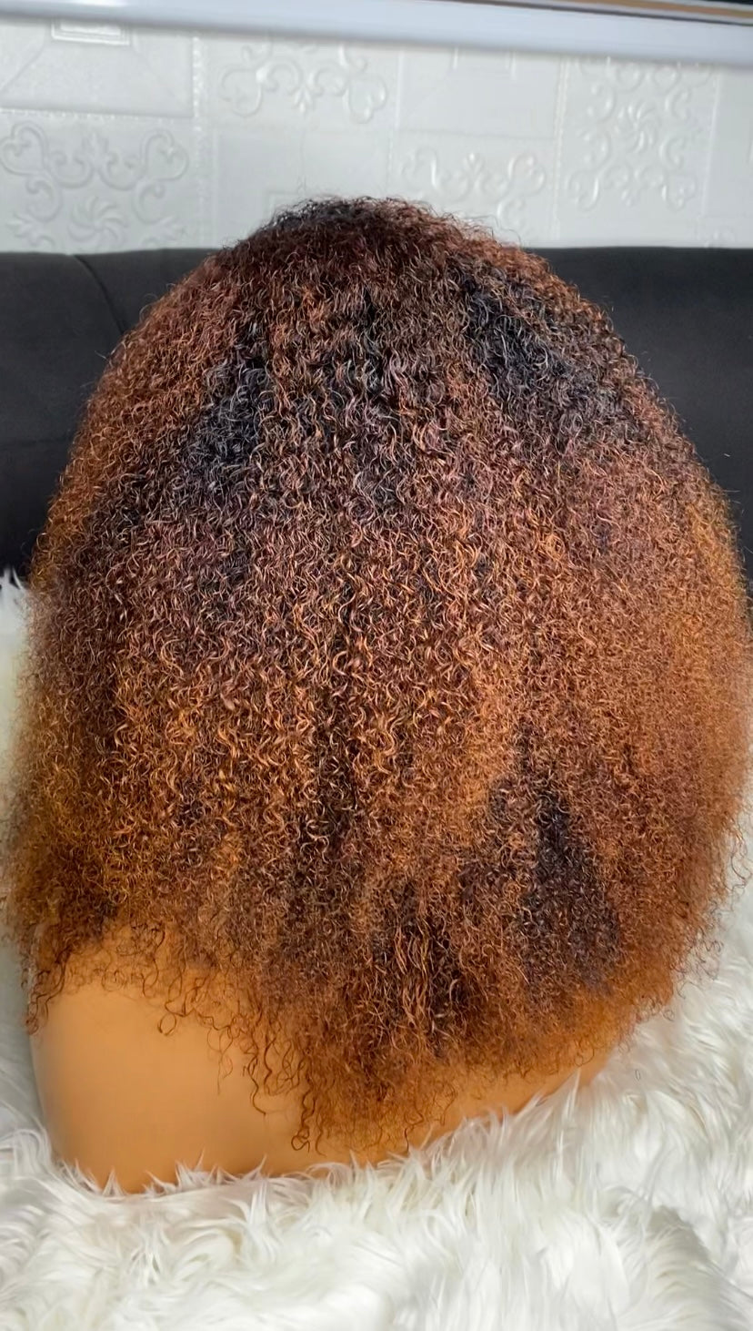 Baby afro curls(ombré brown)