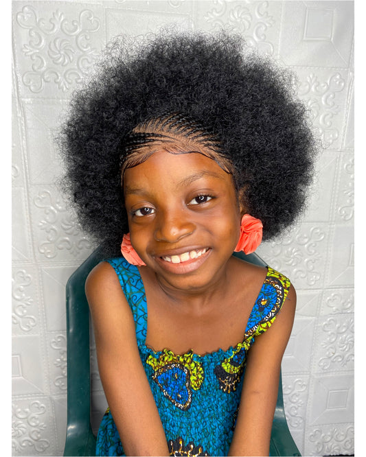 Afro pop kiddies wig