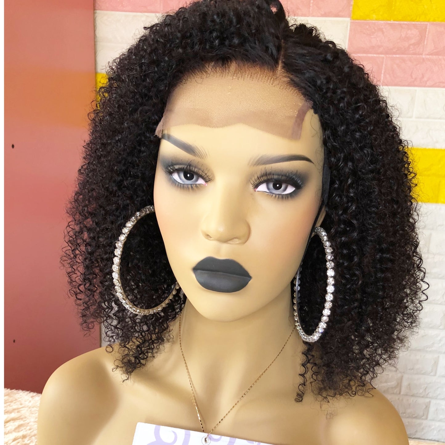 Kinky curly closure wig