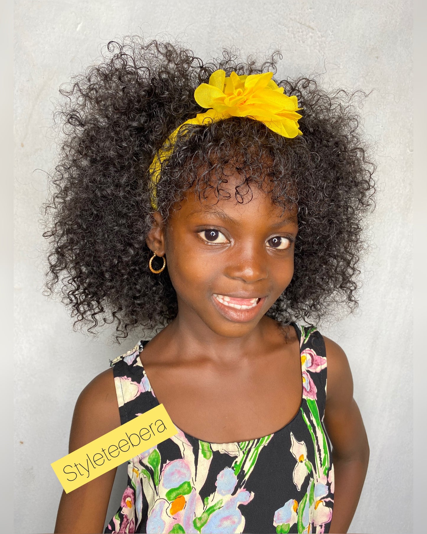 Kiddies Afro jerry curly wig