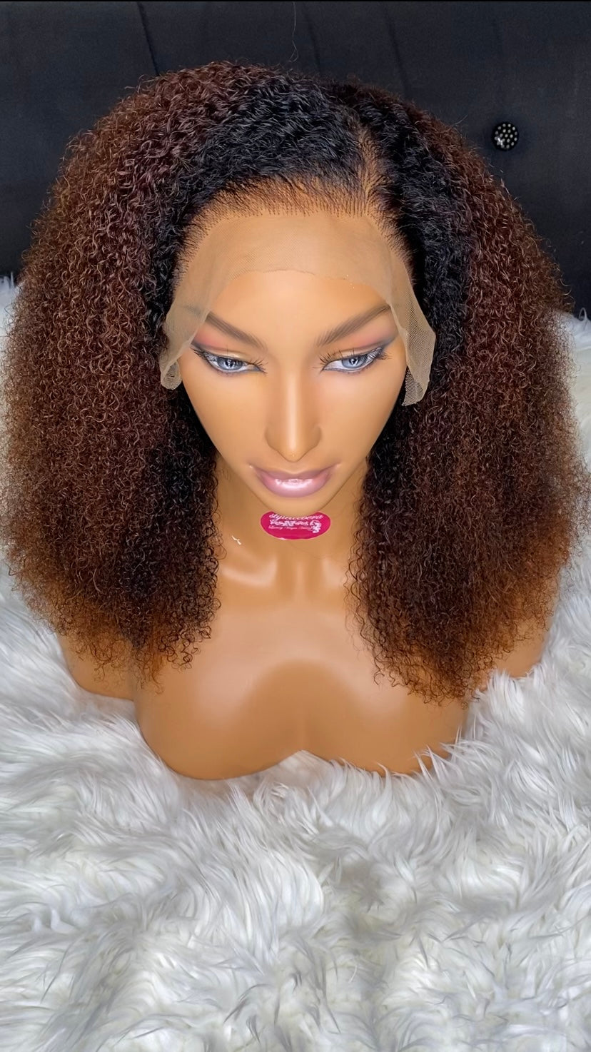 Baby afro curls(ombré brown)