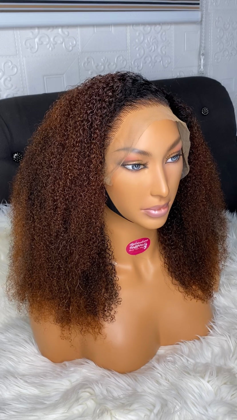 Baby afro curls(ombré brown)