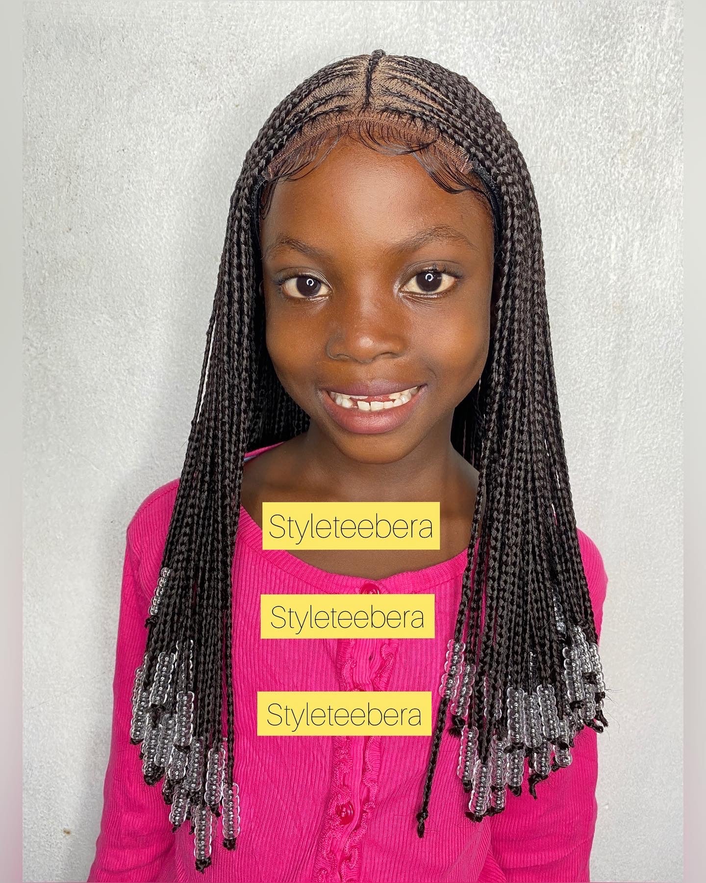Kiddies cornrows wig