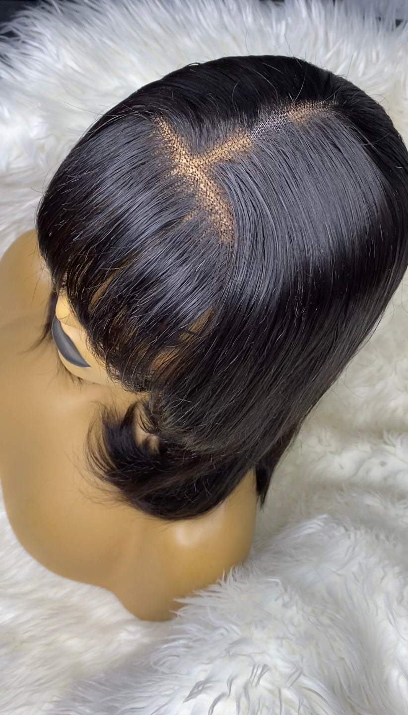 SDD fringe layer bob wig