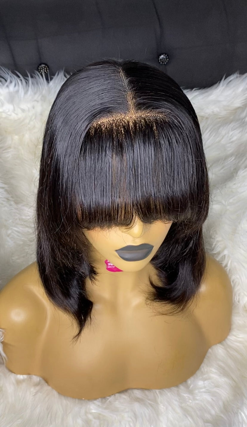SDD fringe layer bob wig