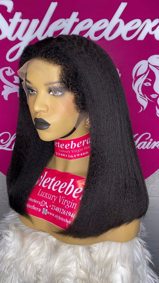 Coarse Raw Kinky Straight unit (Thick, Full & Soft Texture)