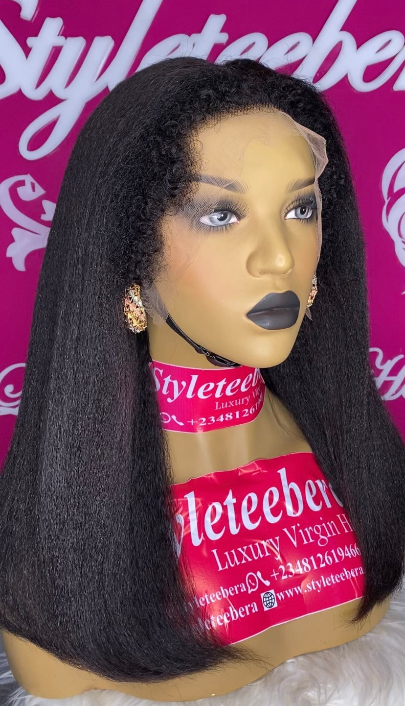 Coarse Raw Kinky Straight unit (Thick, Full & Soft Texture)