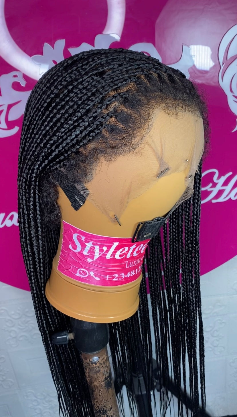 Natural Crown Micro Braid(full lace wig)