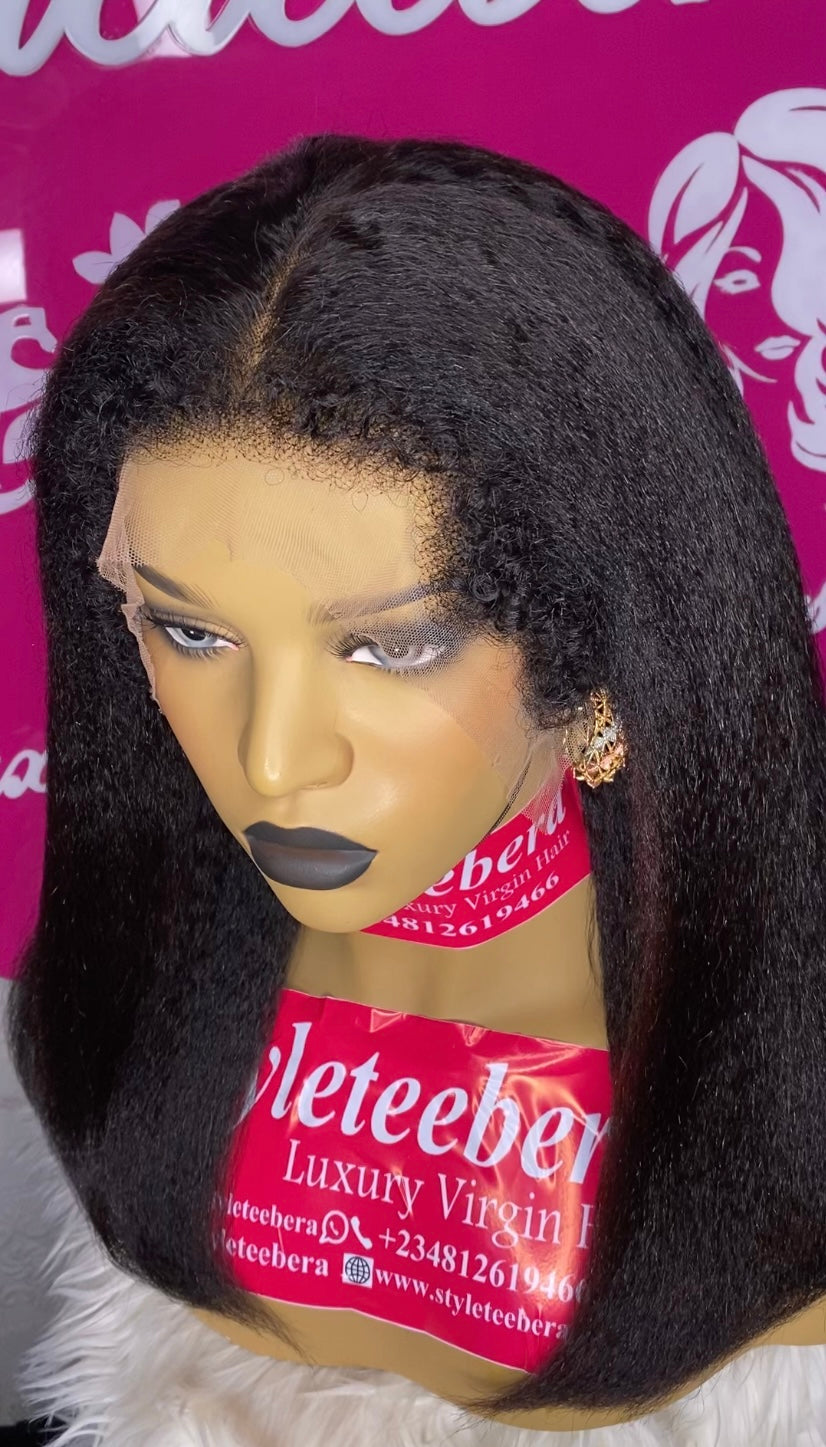 Coarse Raw Kinky Straight unit (Thick, Full & Soft Texture)