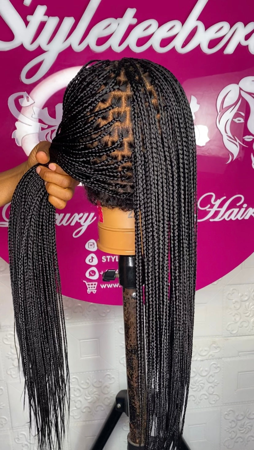 Natural Crown Micro Braid(full lace wig)