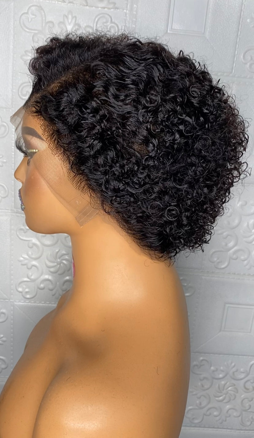 Jerry curly FULL lace cap(6 inches)
