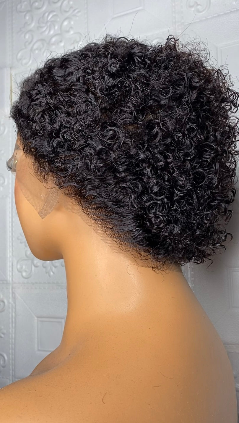 Jerry curly FULL lace cap(6 inches)