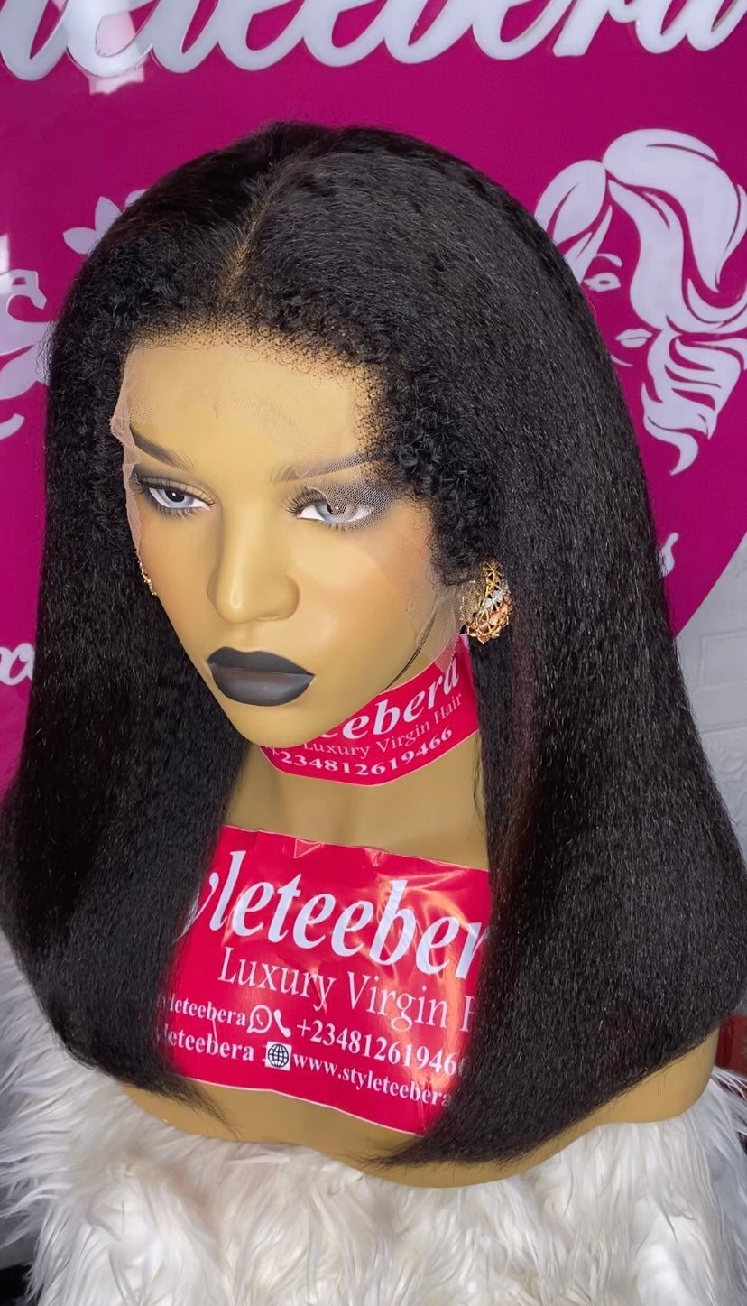 Coarse Raw Kinky Straight unit (Thick, Full & Soft Texture)