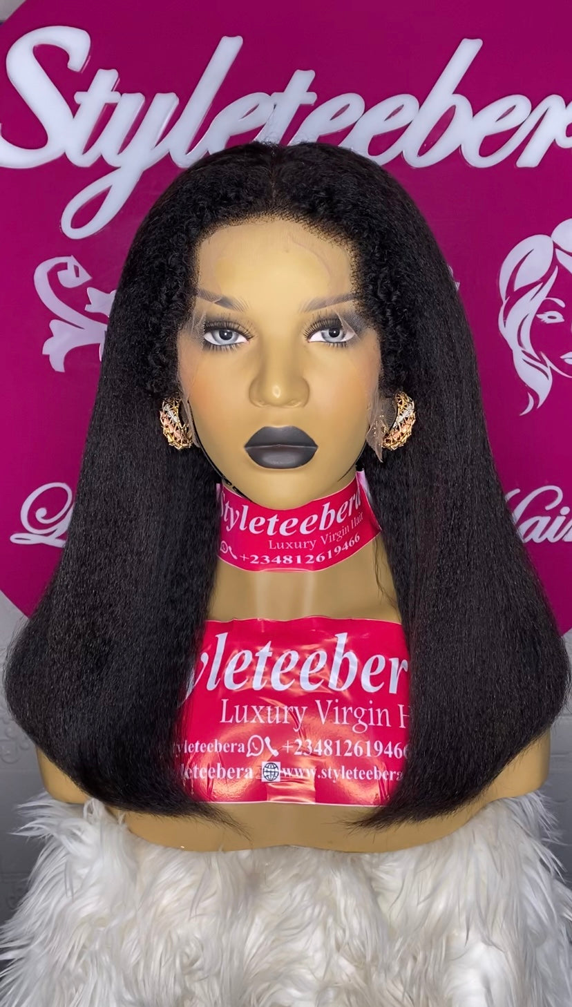 Coarse Raw Kinky Straight unit (Thick, Full & Soft Texture)